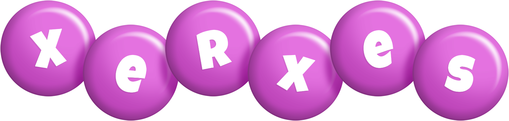 Xerxes candy-purple logo