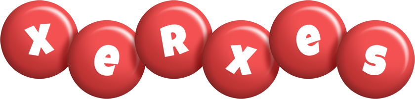 Xerxes candy-red logo