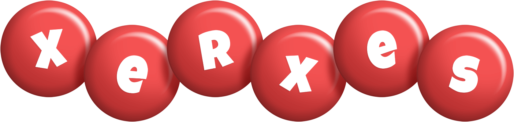 Xerxes candy-red logo