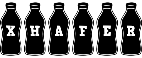Xhafer bottle logo