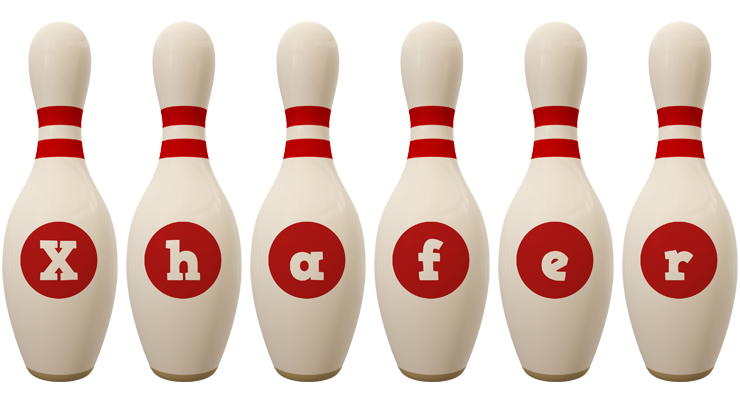 Xhafer bowling-pin logo