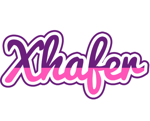 Xhafer cheerful logo