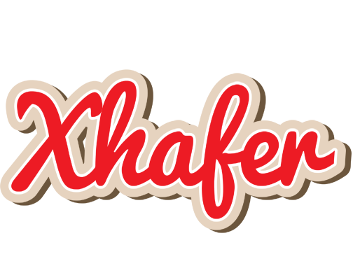 Xhafer chocolate logo