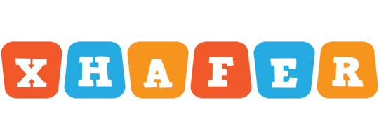 Xhafer comics logo