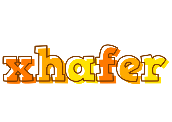 Xhafer desert logo