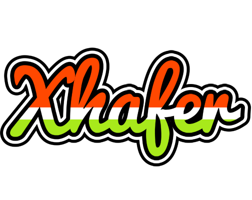 Xhafer exotic logo