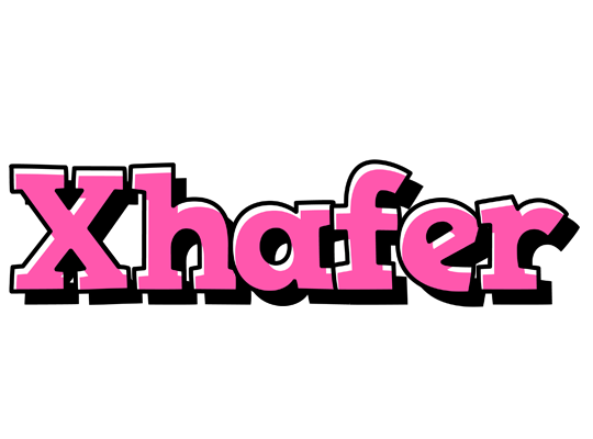 Xhafer girlish logo