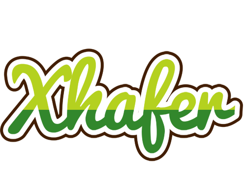 Xhafer golfing logo