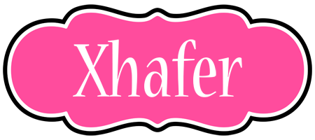 Xhafer invitation logo
