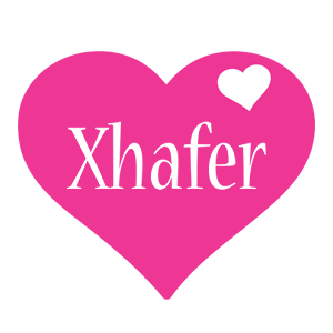Xhafer love-heart logo