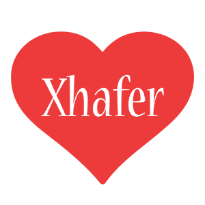 Xhafer love logo