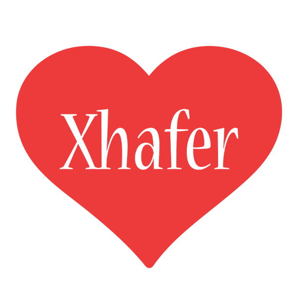 Xhafer love logo