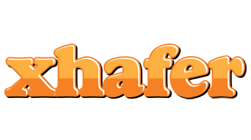 Xhafer orange logo