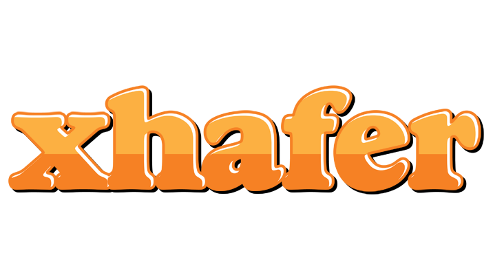 Xhafer orange logo