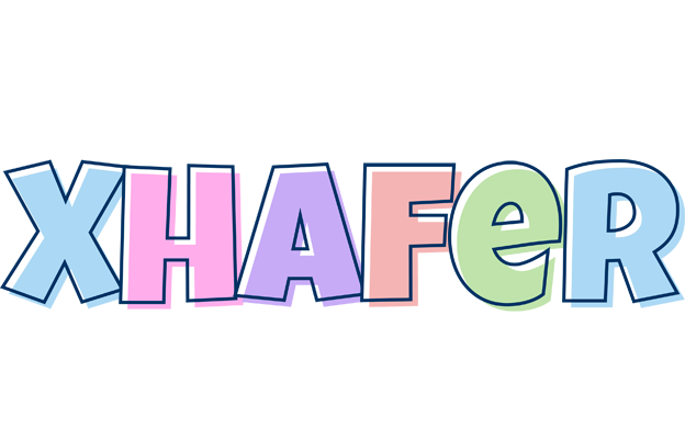 Xhafer pastel logo