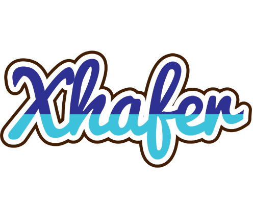 Xhafer raining logo