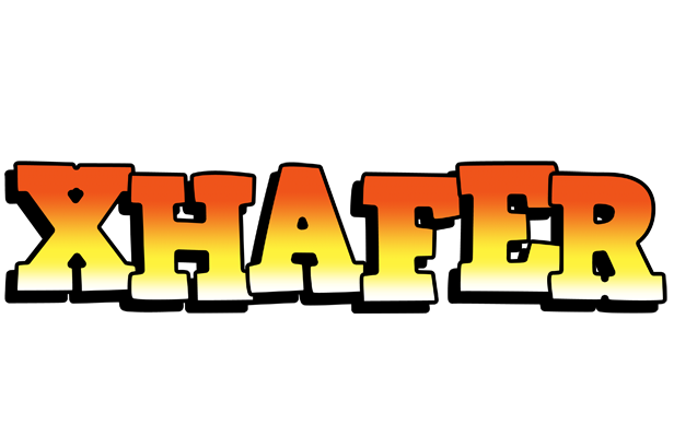 Xhafer sunset logo