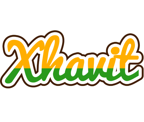 Xhavit banana logo