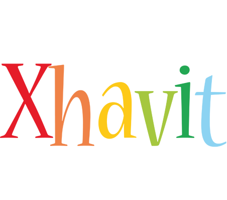Xhavit birthday logo