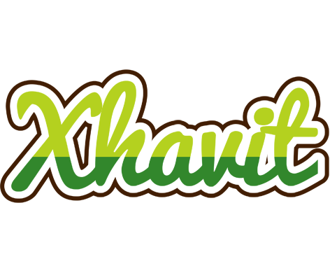 Xhavit golfing logo