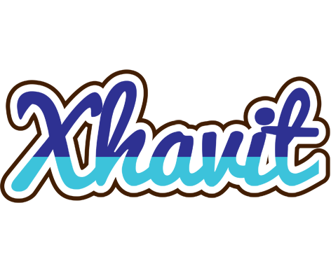 Xhavit raining logo
