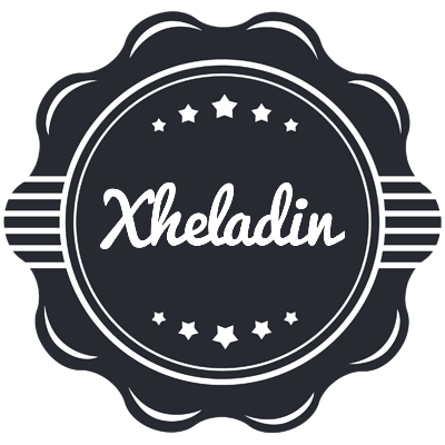 Xheladin badge logo