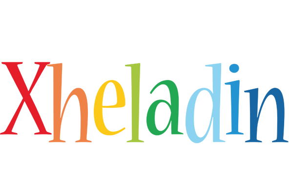 Xheladin birthday logo