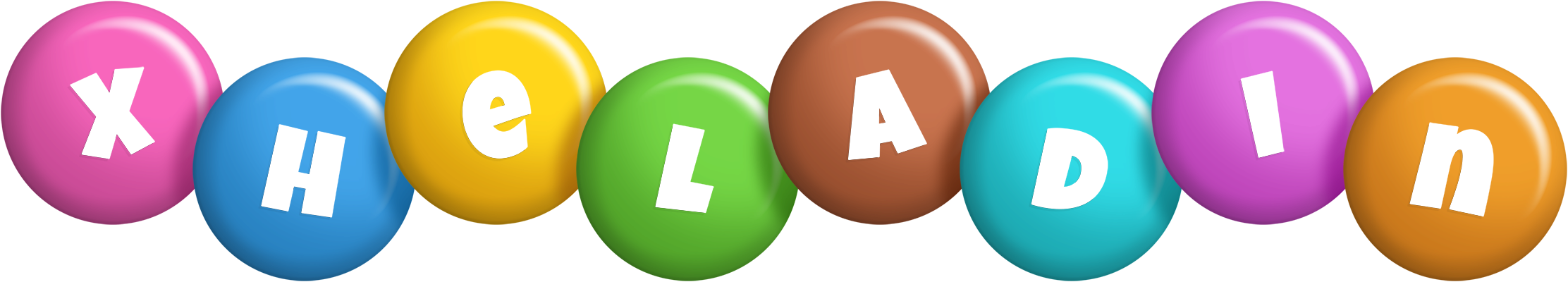 Xheladin candy logo