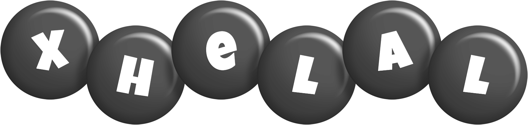 Xhelal candy-black logo
