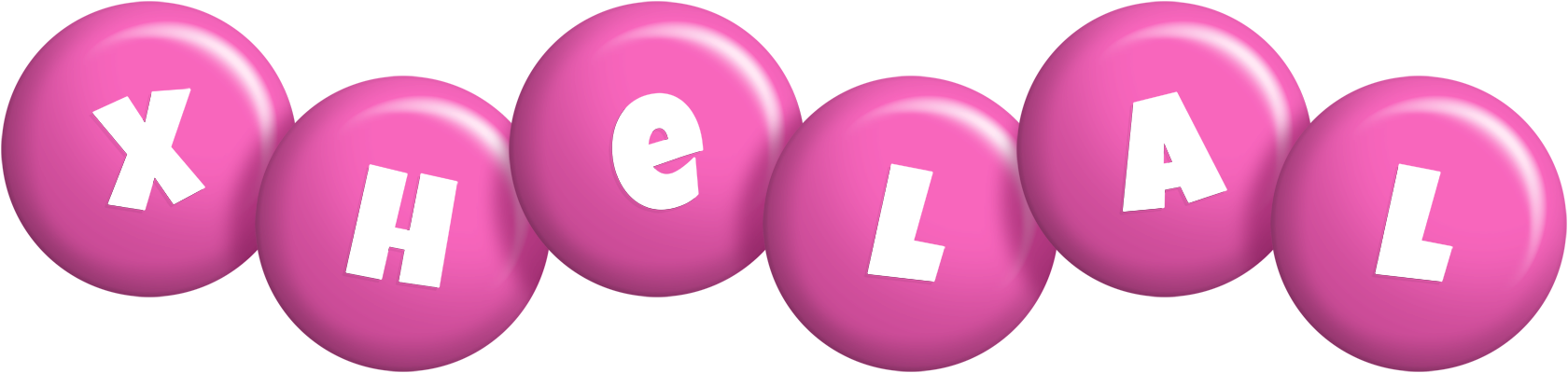 Xhelal candy-pink logo