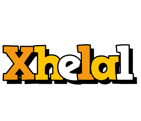 Xhelal cartoon logo