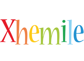 Xhemile birthday logo