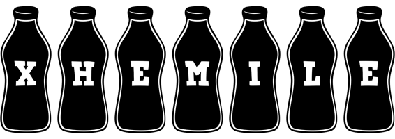 Xhemile bottle logo