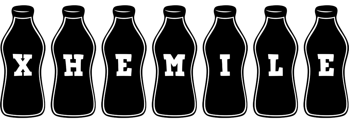 Xhemile bottle logo
