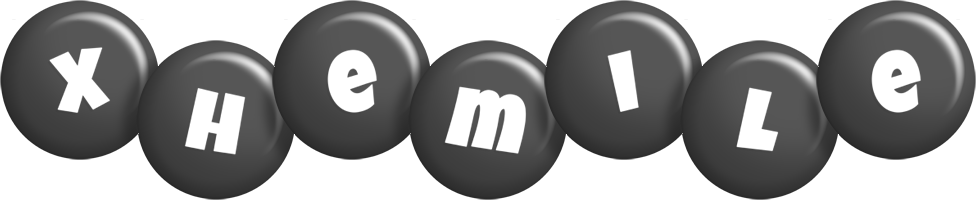Xhemile candy-black logo