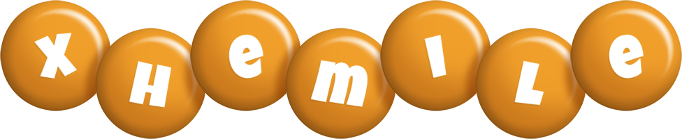 Xhemile candy-orange logo