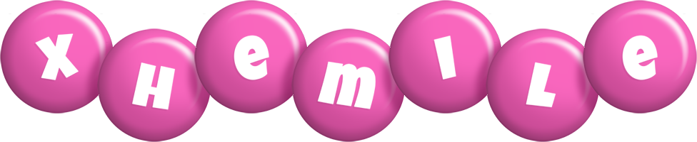 Xhemile candy-pink logo