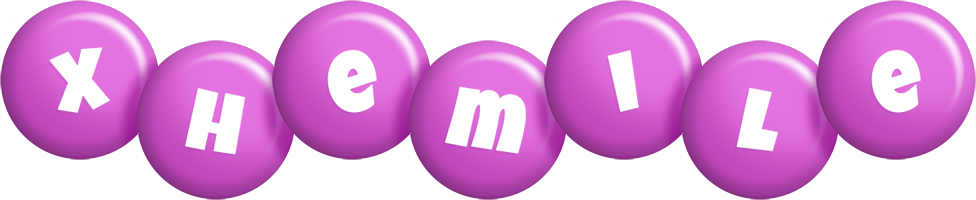 Xhemile candy-purple logo