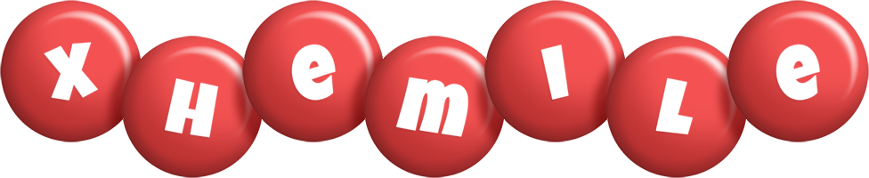 Xhemile candy-red logo