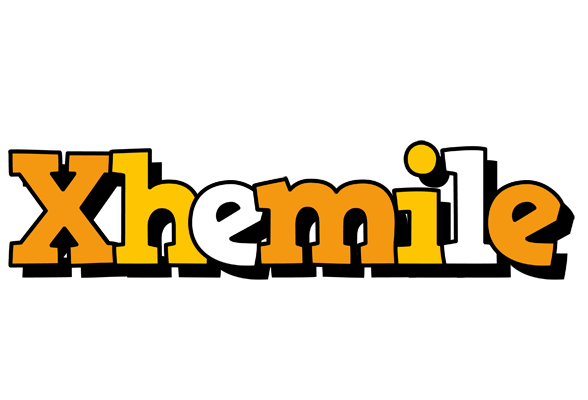 Xhemile cartoon logo