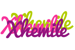 Xhemile flowers logo