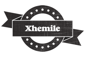 Xhemile grunge logo
