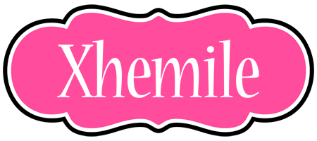 Xhemile invitation logo