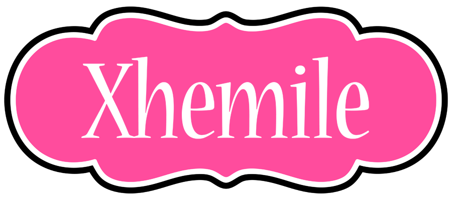 Xhemile invitation logo