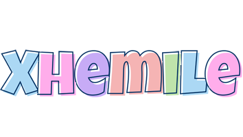 Xhemile pastel logo