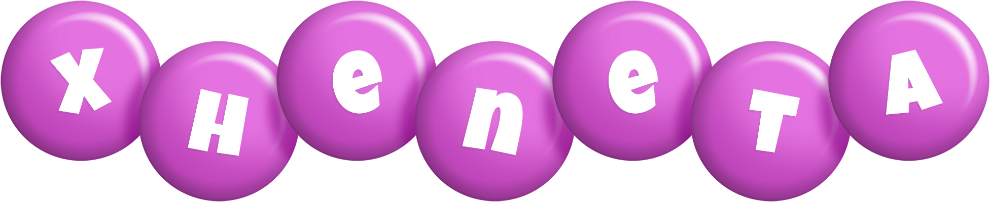 Xheneta candy-purple logo