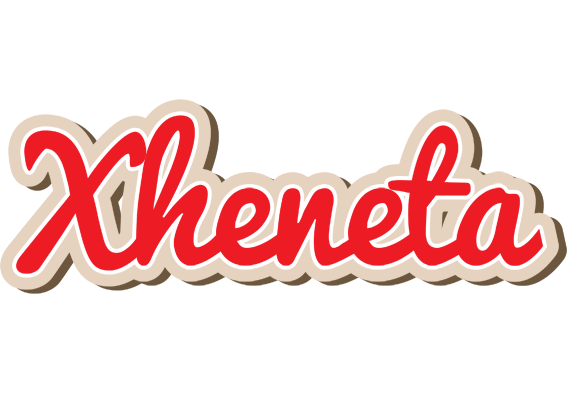 Xheneta chocolate logo