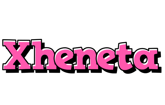 Xheneta girlish logo