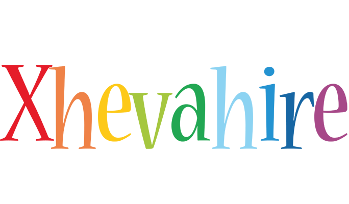 Xhevahire birthday logo