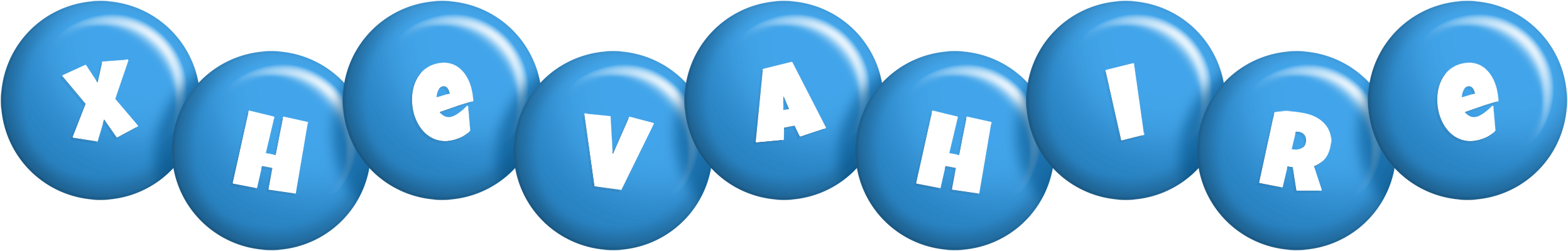 Xhevahire candy-blue logo